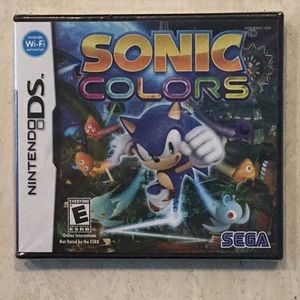 Sonic Colors Nintendo DS Game New Factory Sealed